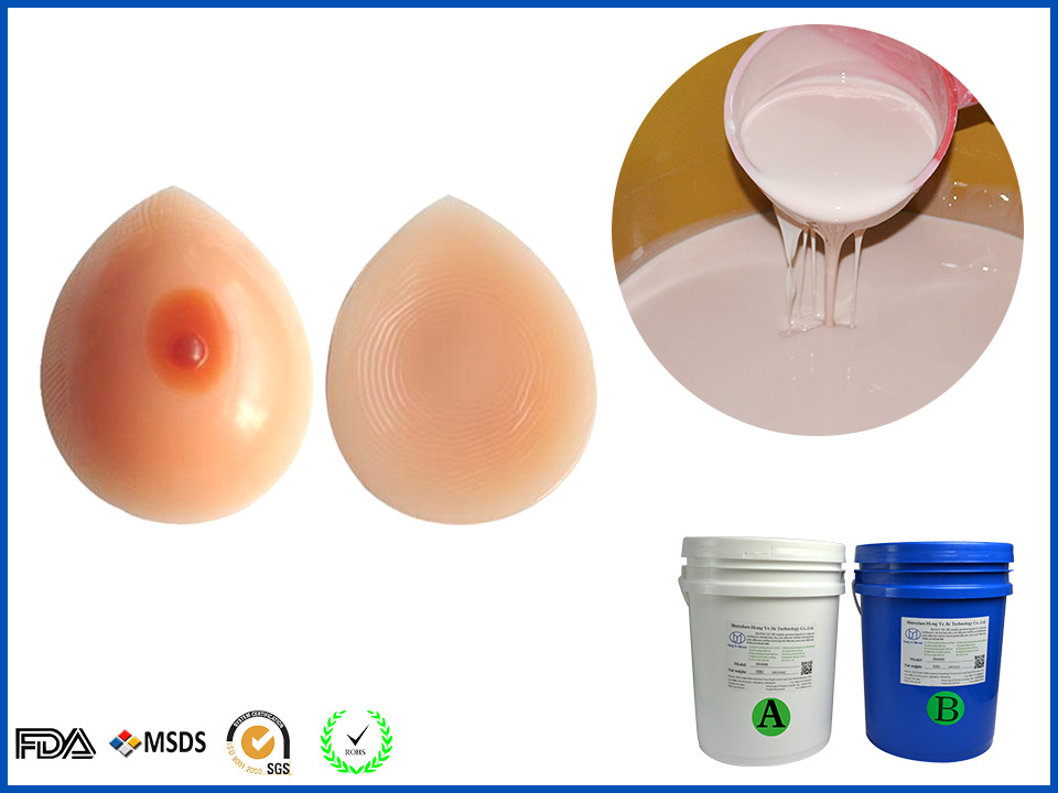 RTV2 silicone for breast prosthesis making